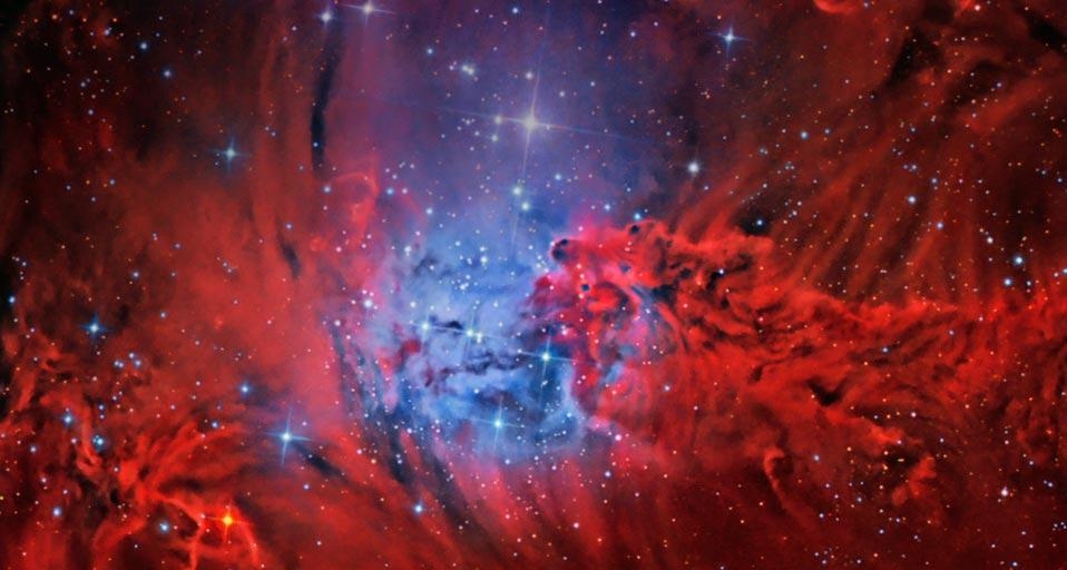 麒麟座的狐狸皮星云
