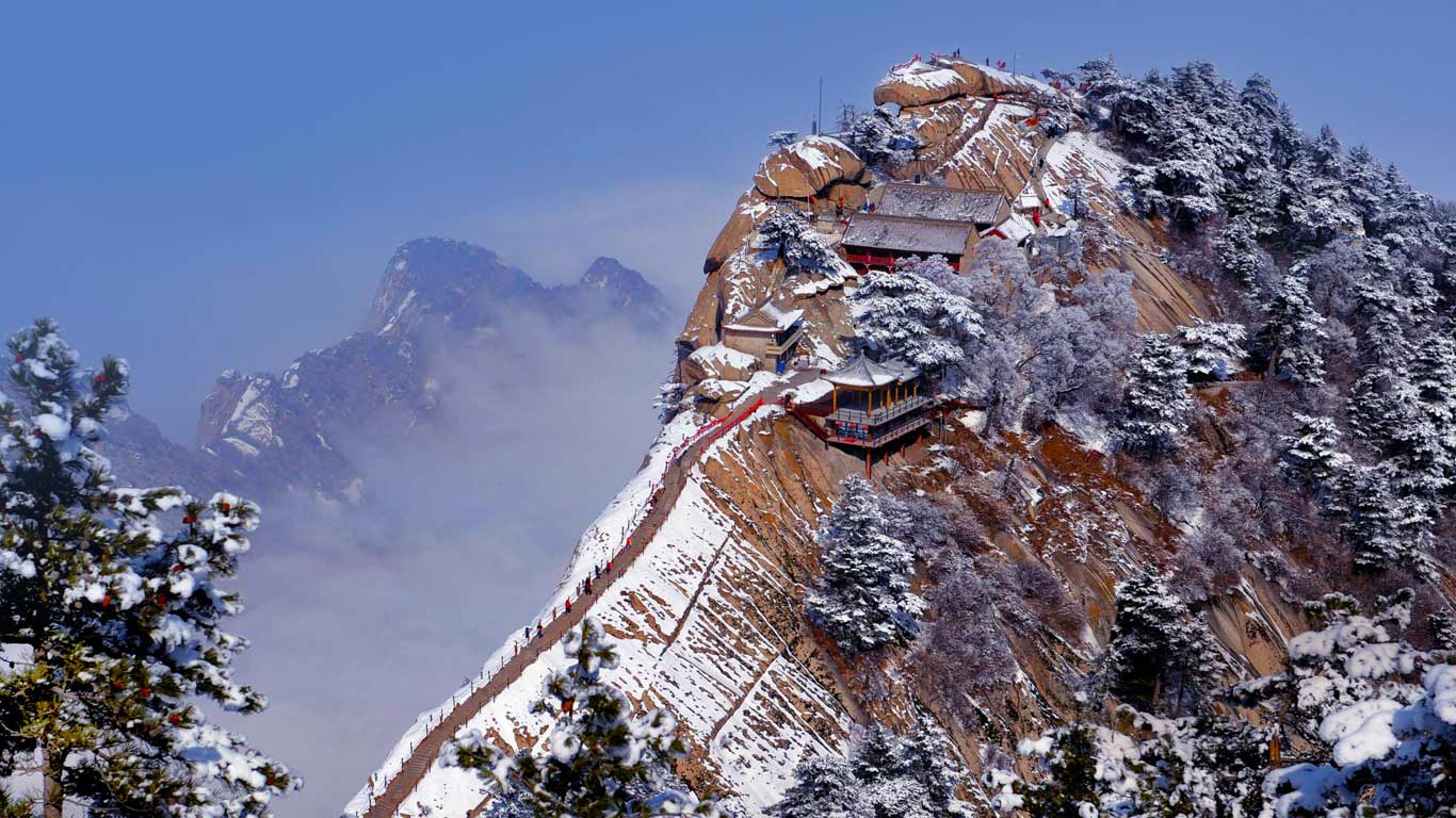 中国，陕西省，华山