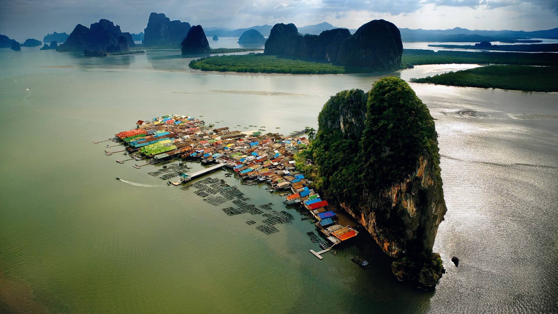 Ko Panyi 村，泰国攀牙湾
