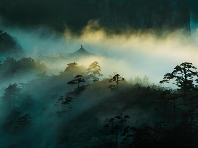 黄山，中国安徽省
