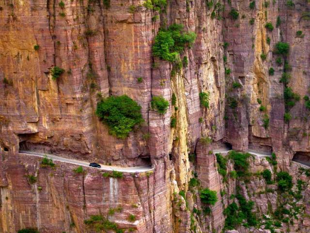 太行山郭亮隧道，中国河南