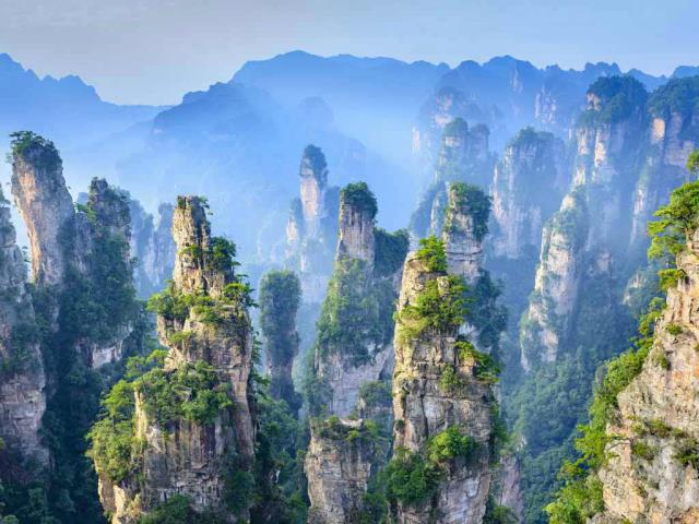 张家界国家森林公园，中国湖南省