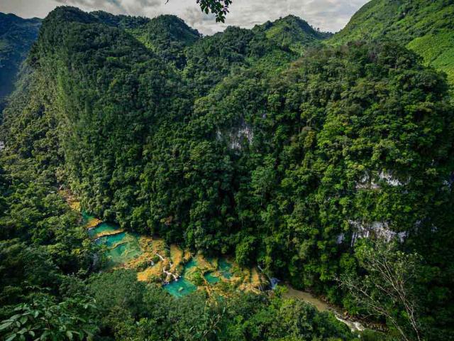 Semuc Champey自然公园，危地马拉