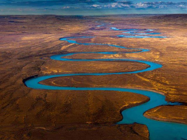 圣克鲁斯河，阿根廷巴塔哥尼亚