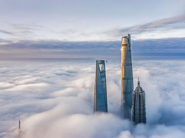 陆家嘴金融贸易区，中国上海