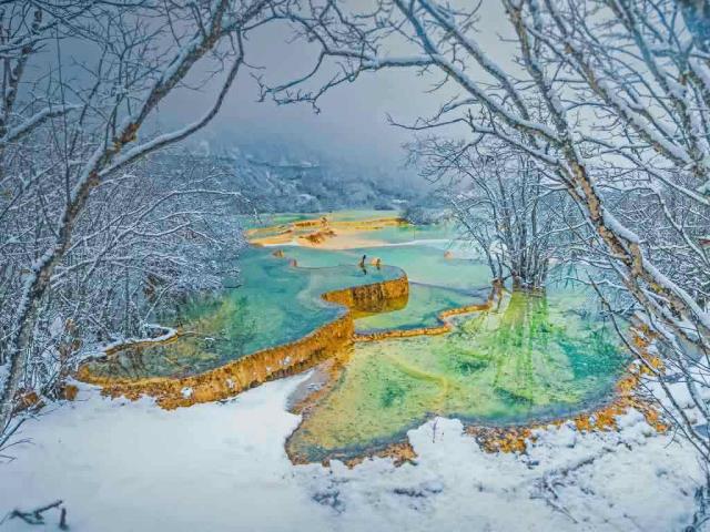 四川黄龙风景名胜区，中国