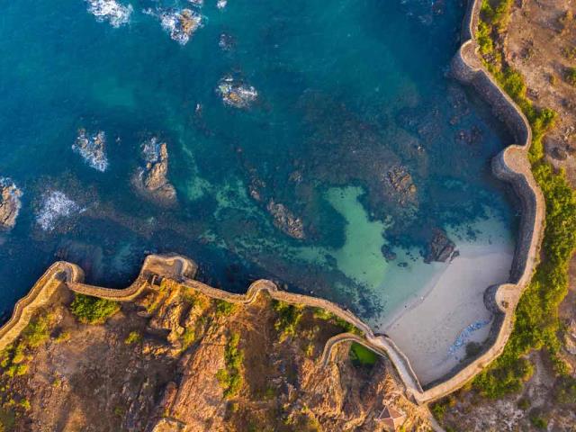 Sindhudurg堡，印度马哈拉施特拉邦