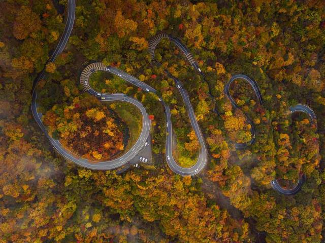 伊吕波坂山道，日本日光市