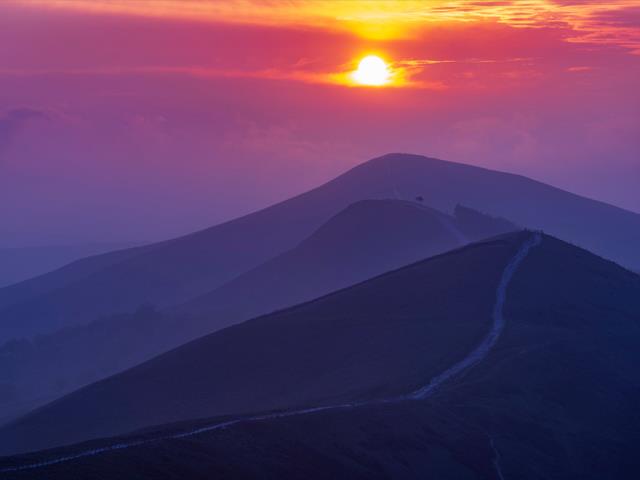 大脊山，英格兰峰区国家公园