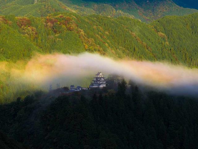 郡上八幡城，岐阜县，日本