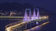中国，大连，星海湾大桥