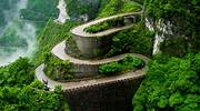 中国，天门山，通天大道