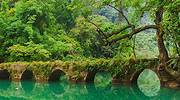 中国，荔波县樟江风景名胜区