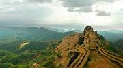 印度，浦那区的 Rajgad Fort