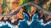 夏威夷，欧胡岛 Kalanianaole 公路鸟瞰图