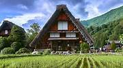 日本，白川乡历史村座中的房屋