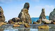 日本，吉野熊野国立公园中的桥杭岩