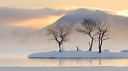 日本，磐梯朝日国立公园中的桧原湖