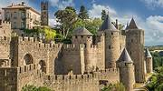 法国，卡尔卡松的 Cité de Carcassonne