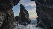 华盛顿州，奥林匹克国家公园，红宝石海滩